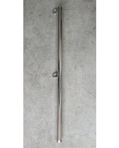 RVS 316 Eind-scepter zonder kabeldoorvoer met 2 draadogen - met laspen - set