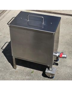 RVS 316 Lekbak voor filters machinekamer - 450 x 300 x 400 mm