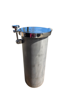  RVS 316 Touwdekdoorvoer Ø219 x 560 mm HGGL deksel