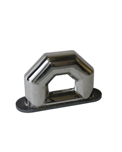 RVS 316 Touwgeleider Ø114 wanddikte 8 mm - SCHUIN