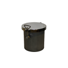 RVS 316 Touwdekdoorvoer Ø219 x 250 mm met HGGL deksel