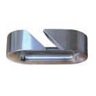 RVS 316 Touwgeleider OOG BB halfrond geslepen OPEN - BB