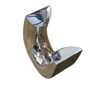 RVS 316 Kram hoogglans gepolijst